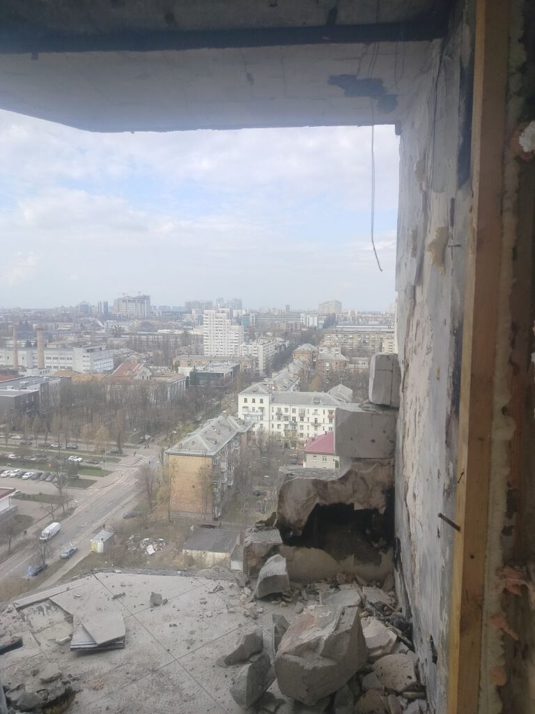 Ремонт після приліту шахеда